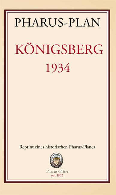 Pharus-Plan Königsberg 1934