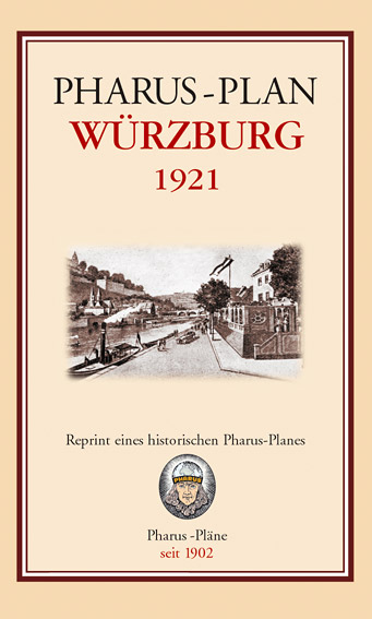 Pharus-Plan Würzburg 1921