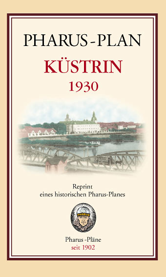 Pharus-Plan Küstrin 1930
