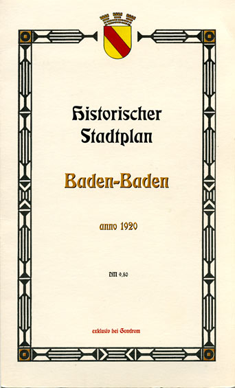 Pharus-Plan Baden-Baden 1920