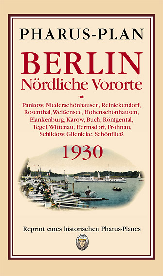 Pharus-Plan Berlin Nördliche Vororte 1930