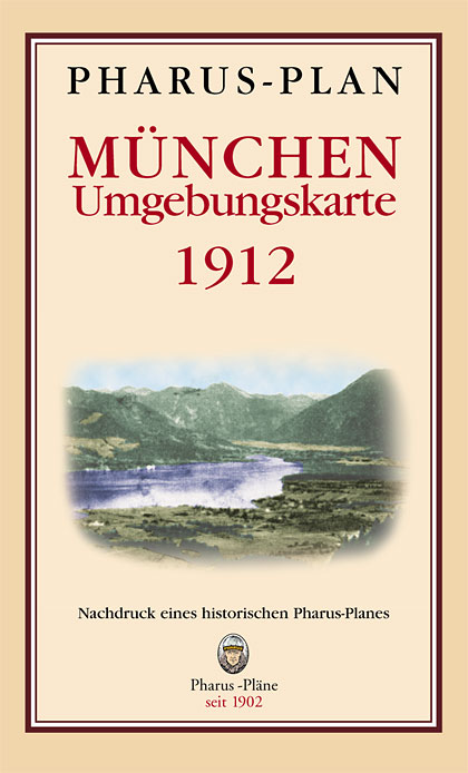 Pharus-Plan München Umgebungskarte 1912