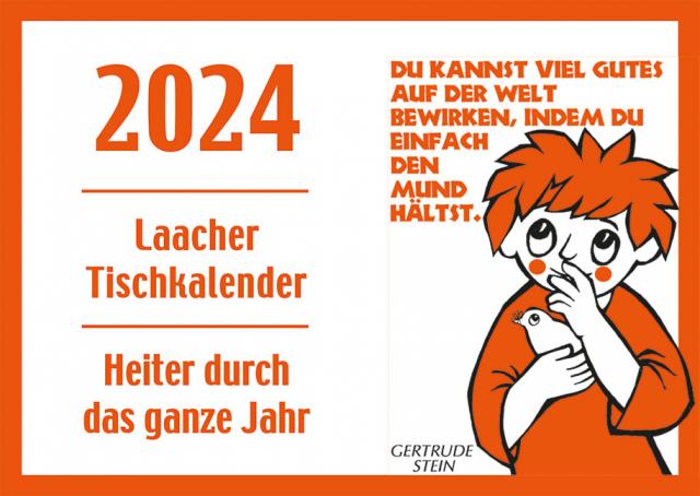 Laacher Tischkalender Heiter durch das Jahr 2024