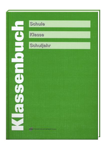 Klassenbuch, grün