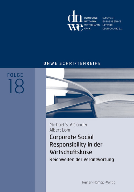 Corporate Social Responsibility in der Wirtschaftskrise dnwe Schriftenreihe  