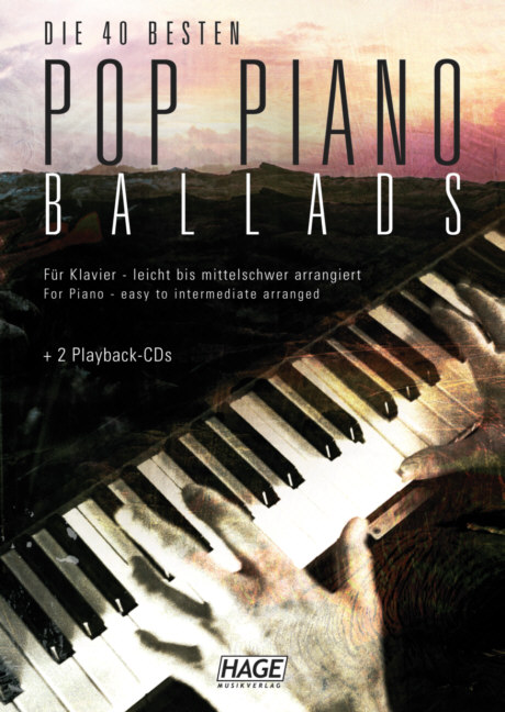 Pop Piano Ballads 1 mit 2 Playback-CDs
