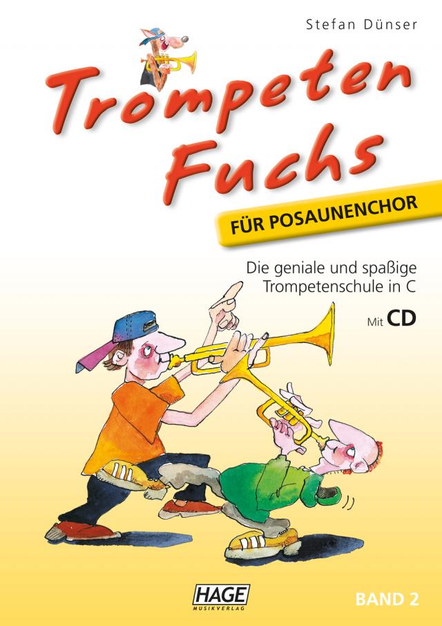 Trompeten Fuchs für Posaunenchor, Band 2 mit CD