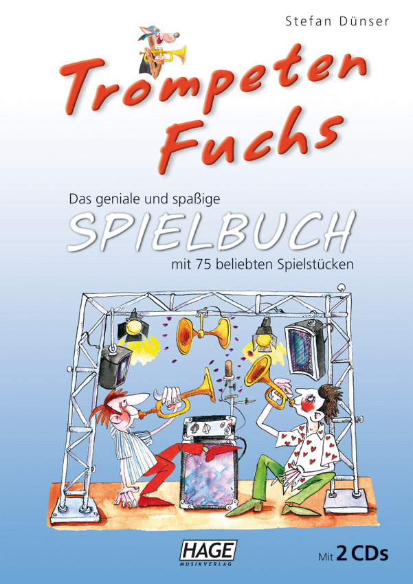 Trompeten Fuchs Spielbuch mit 2 CDs