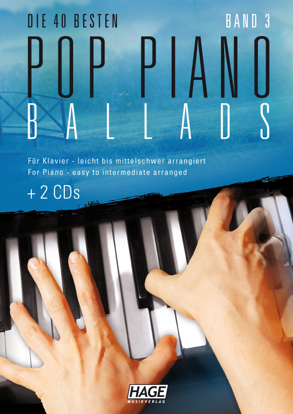 Pop Piano Ballads 3 mit 2 Playback-CDs