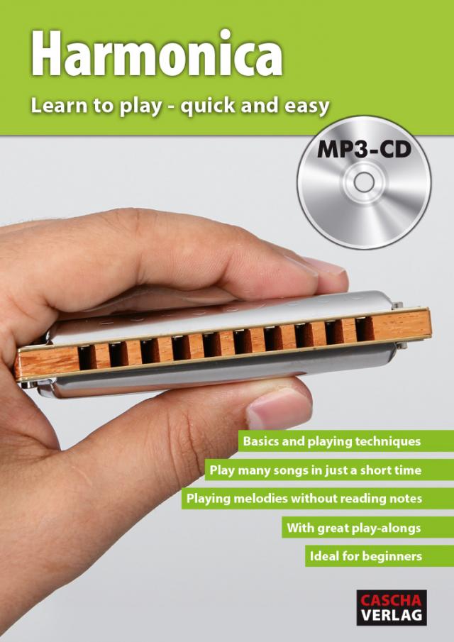 Harmonica - Learn to play quick and easy + MP3-CD