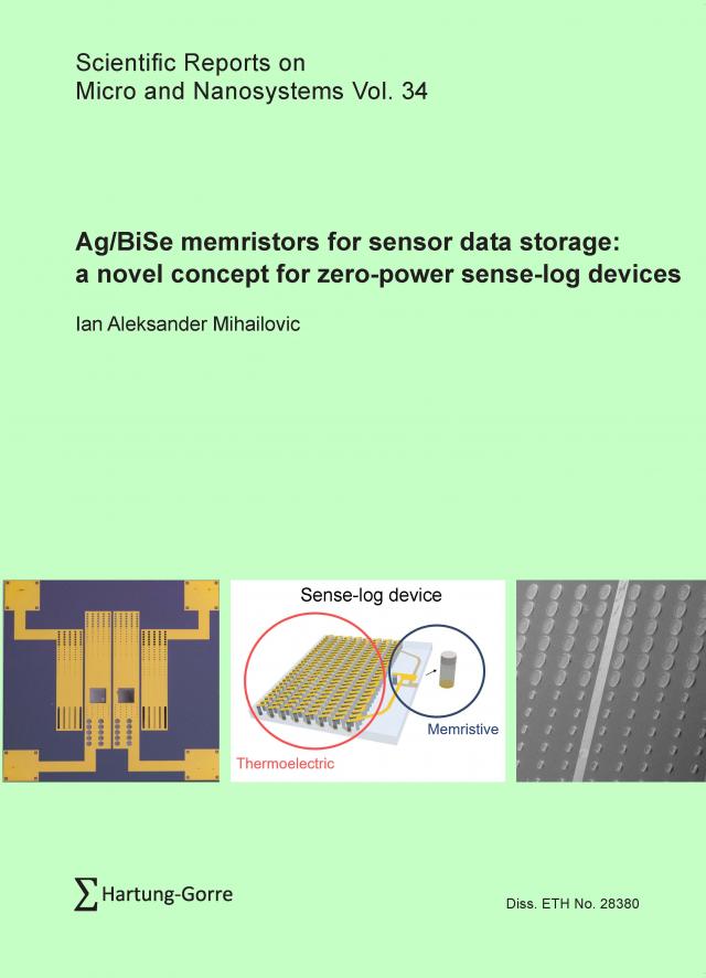 Ag/BiSe memristors for sensor data storage: a novel concept for zero-power sense-log devices