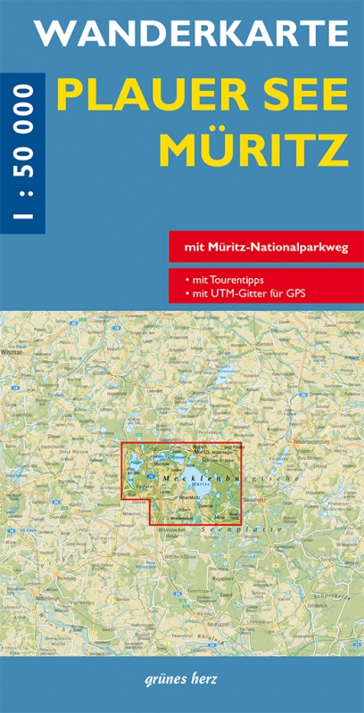 Wanderkarte Plauer See - Müritz