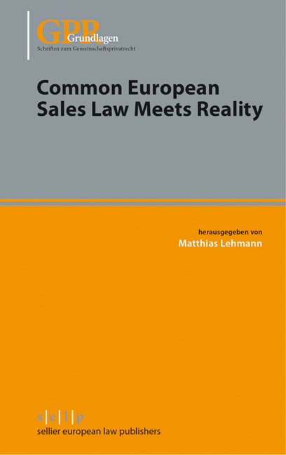 Common European Sales Law Meets Reality