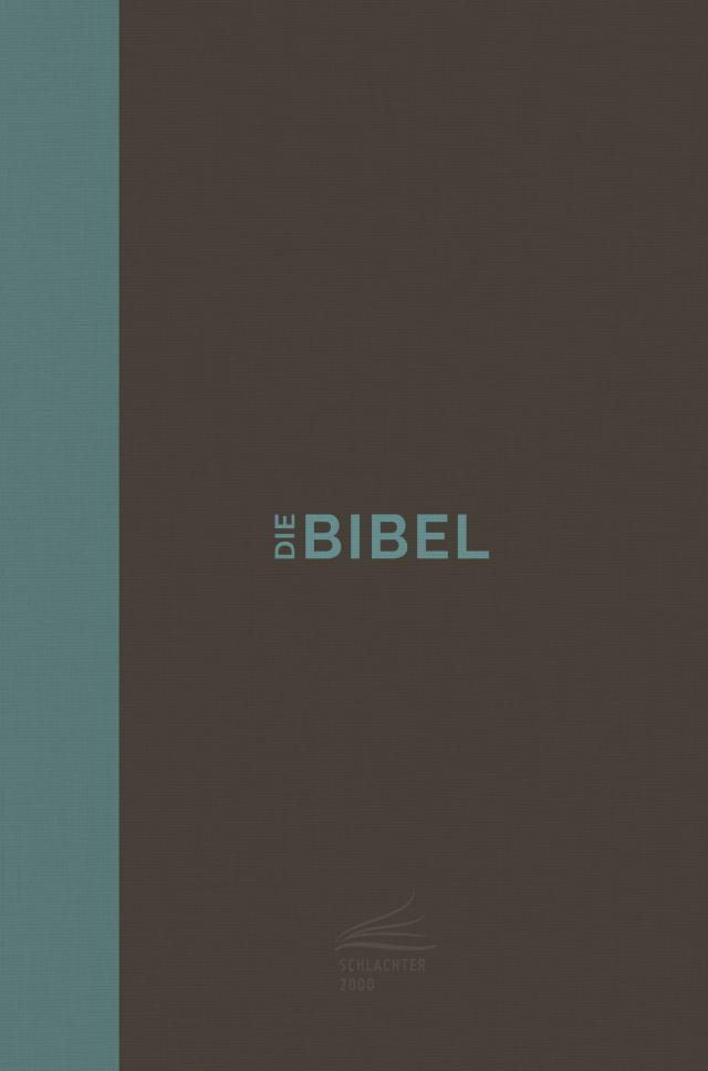 Schlachter 2000 Bibel – Taschenausgabe (Hardcover, klassischer Einband)