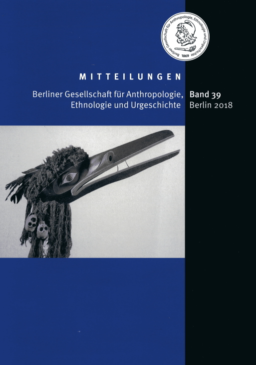 Mitteilungen der Berliner Gesellschaft für Anthropologie, Ethnologie und Urgeschichte