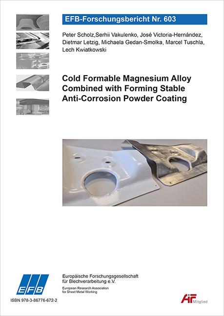 Cold formable Magnesium alloy combined with forming stable anti corrosion powder coating