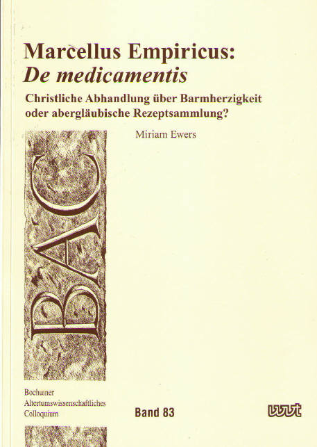 Marcellus Empiricus: 'De medicamentis'