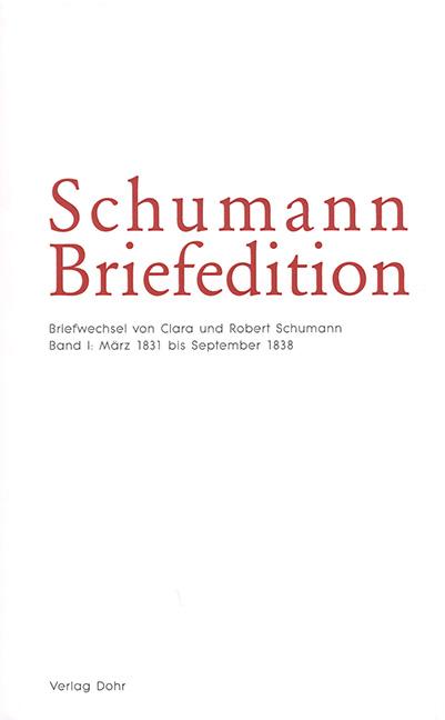 Schumann-Briefedition / Schumann-Briefedition I.4