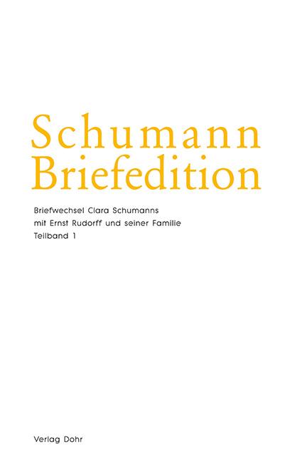 Schumann-Briefedition / Schumann-Briefedition II.11
