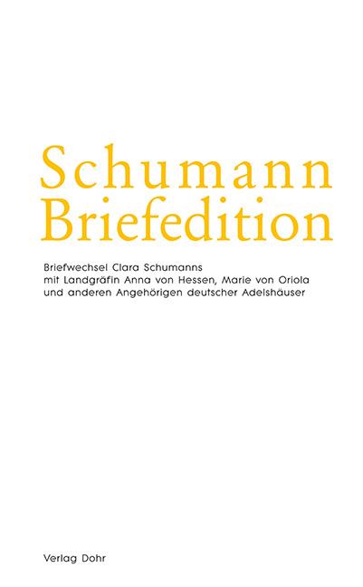 Schumann-Briefedition / Schumann-Briefedition II.12