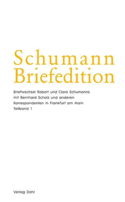 Schumann-Briefedition / Schumann-Briefedition II.16