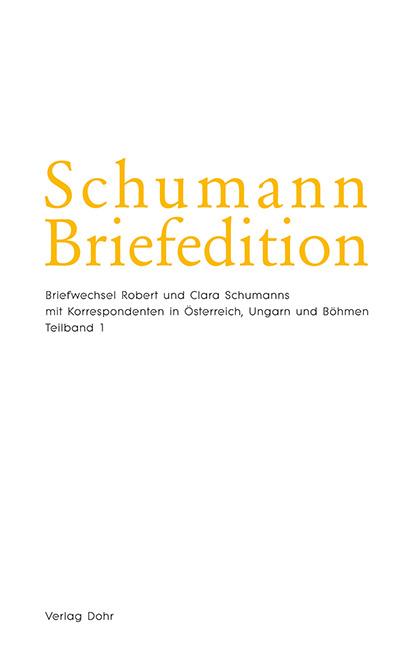 Schumann-Briefedition / Schumann-Briefedition II.27
