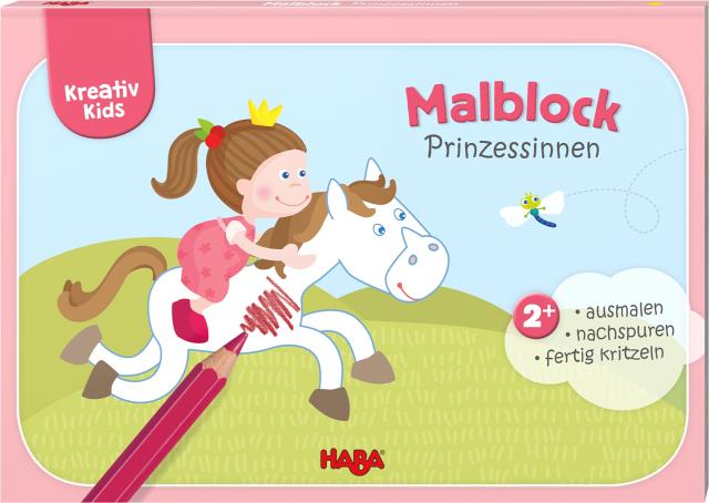 Kreativ Kids - Malblock Prinzessinnen