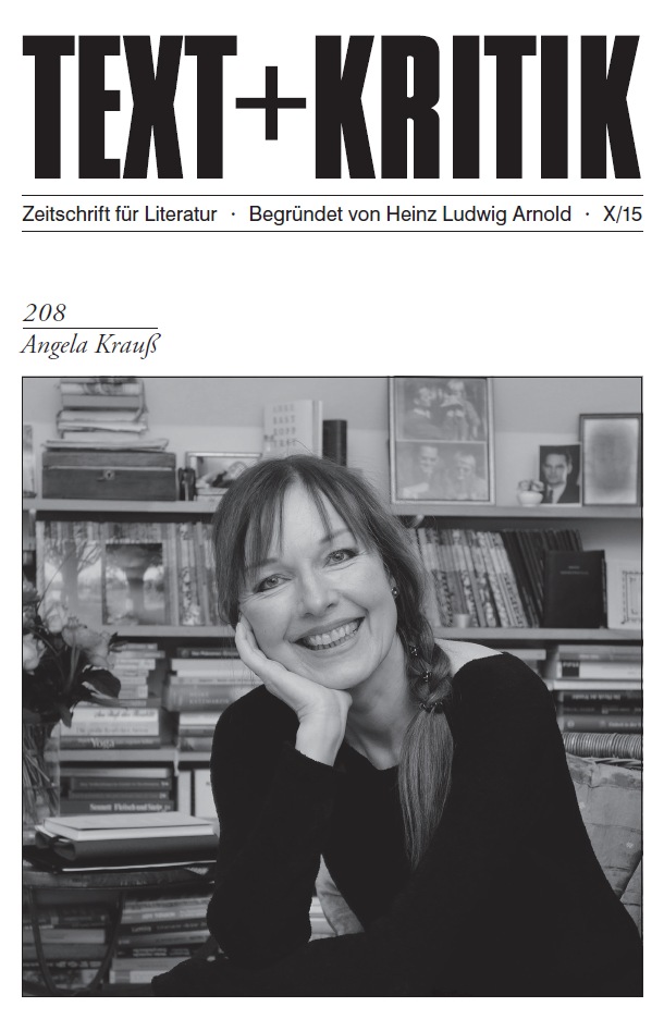 TEXT+KRITIK 208 - Angela Krauß Text+Kritik  