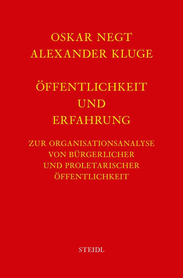 Werkausgabe Bd. 4 / Öffentlichkeit und Erfahrung