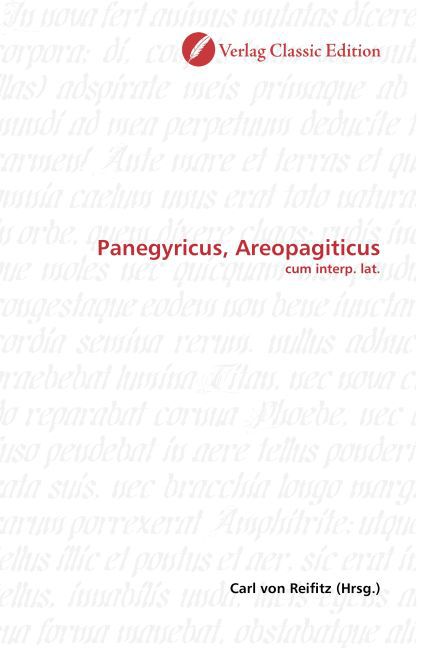 Panegyricus, Areopagiticus