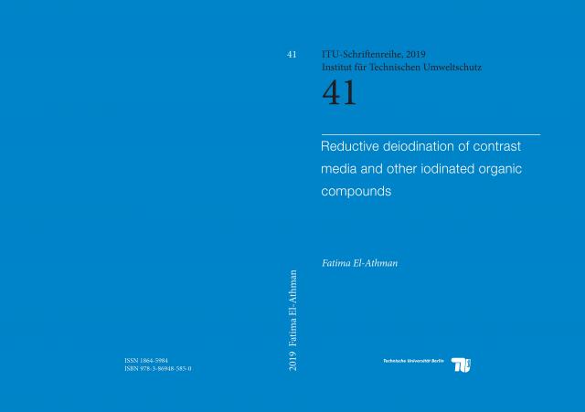 Reductive deiodination of contrast media and other iodinated organic compounds