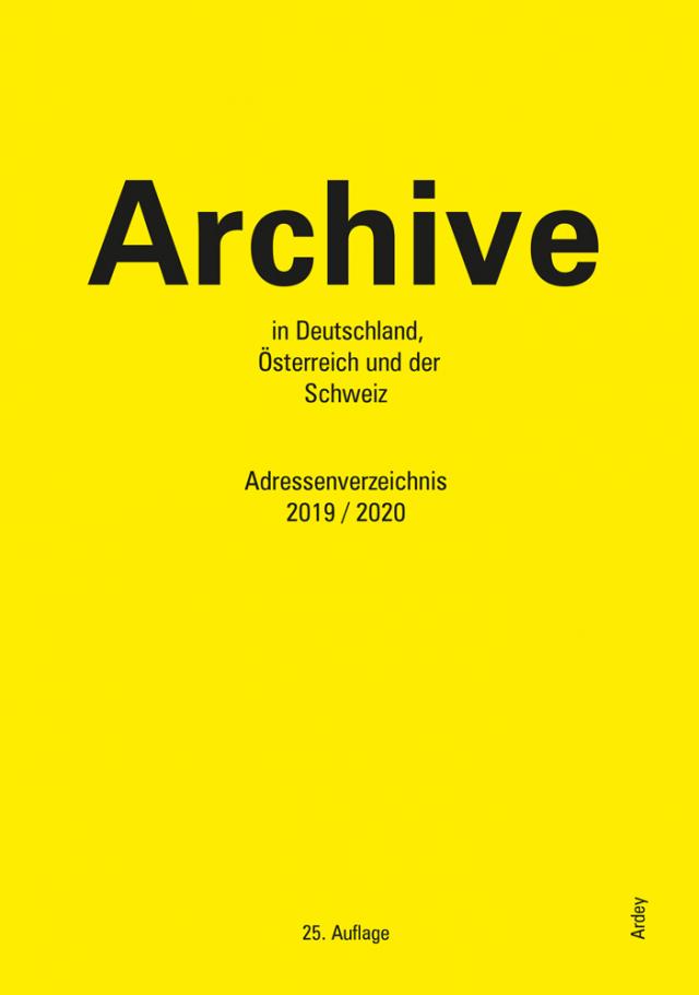 Archive in Deutschland, Österreich und der Schweiz