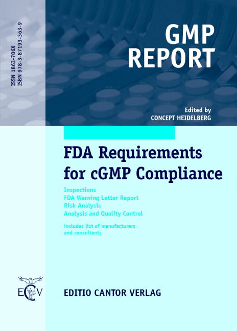 FDA Requirements for cGMP Compliance