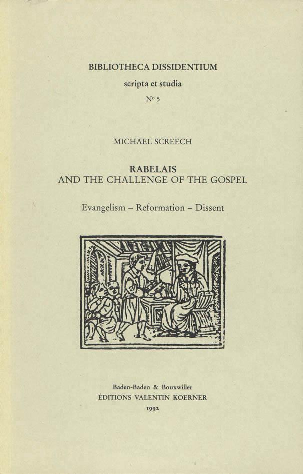 Rabelais and the Challenge of the Gospel.