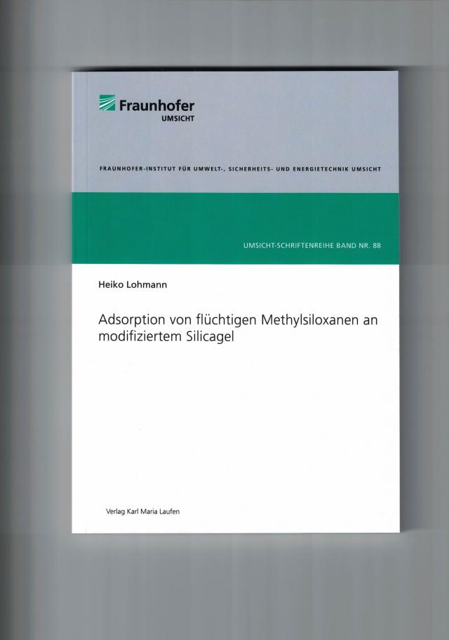 Adsorption von flüchtigen Methylsiloxanen an modifiziertem Silicagel