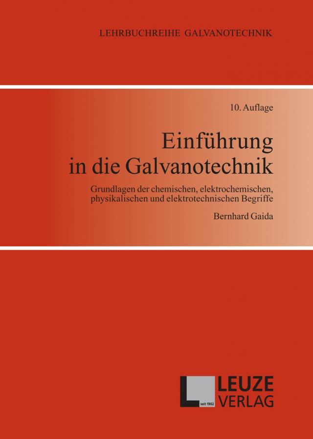 Einführung in die Galvanotechnik