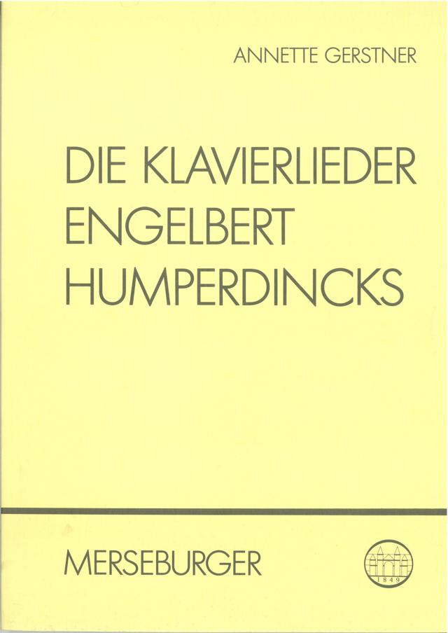 Die Klavierlieder Engelbert Humperdincks