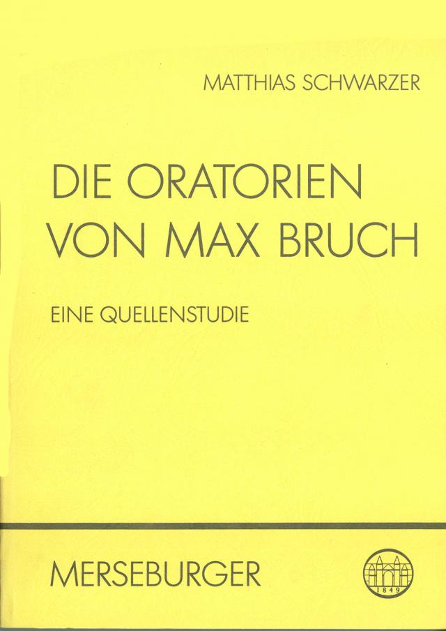 Die Oratorien von Max Bruch