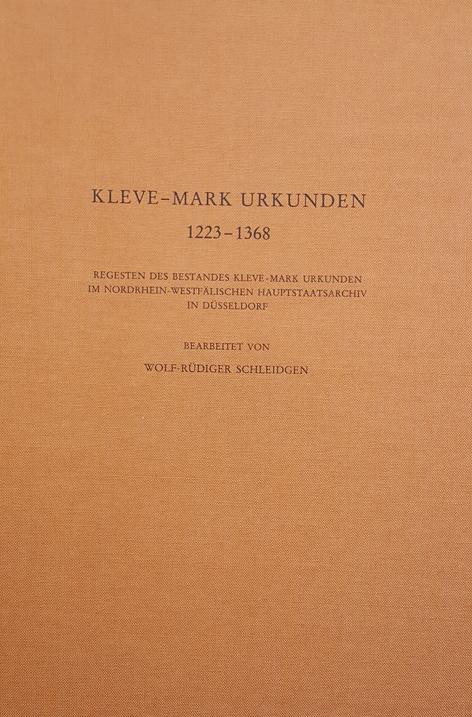 Kleve-Mark Urkunden 1223-1368