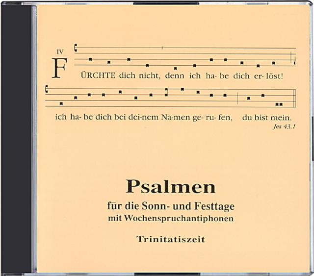 CD: Psalmen für die Sonn- und Festtage, mit Wochenspruchantiphonen