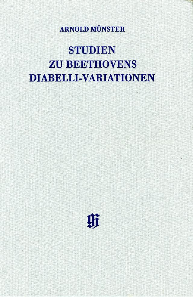 Studien zu Beethovens Diabelli-Variationen
