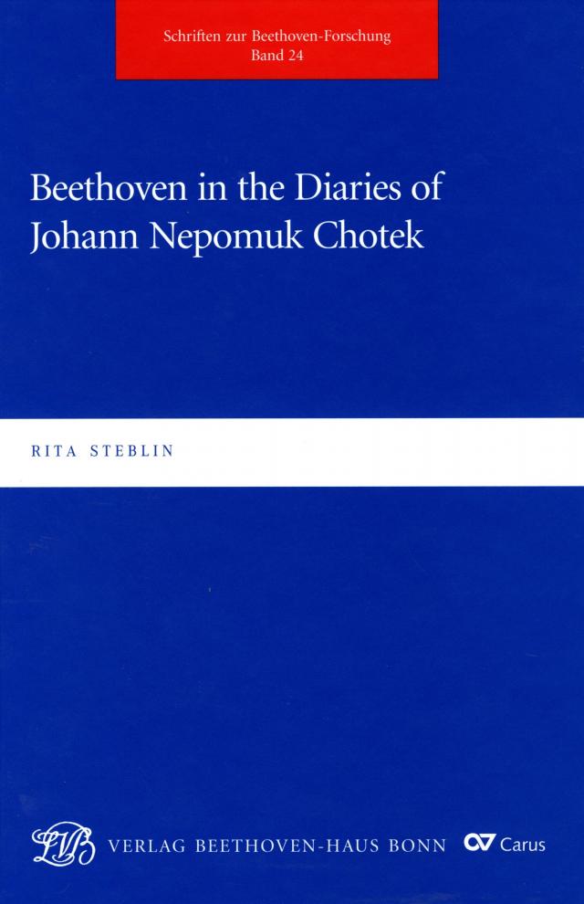 Beethoven in the Diaries of Johann Nepomuk Chotek