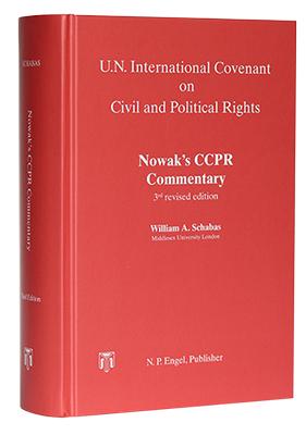 Nowak's CCPR Commentary 3rd revised edition authored by William A. Schabas