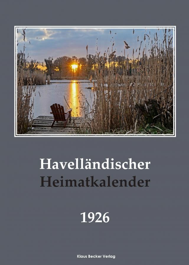 Havelländischer Heimatkalender 1926
