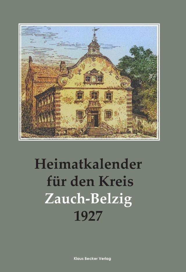 Heimatkalender für den Kreis Zauch-Belzig 1927