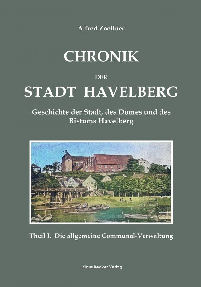 Chronik der Stadt Havelberg. Band I; Chronicle of the City of Havelberg