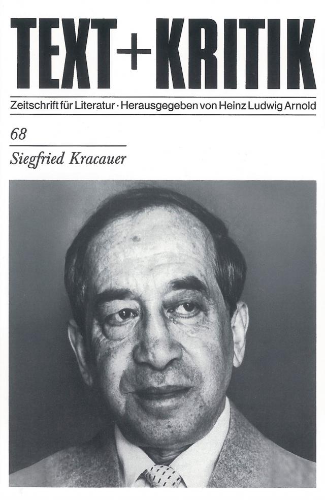 Siegfried Kracauer