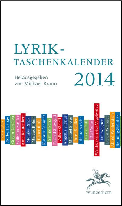 Lyrik-Taschenkalender 2014