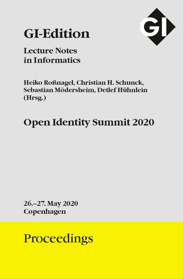 GI Edition Proceedings Band 305 Open Identity Summit 2020