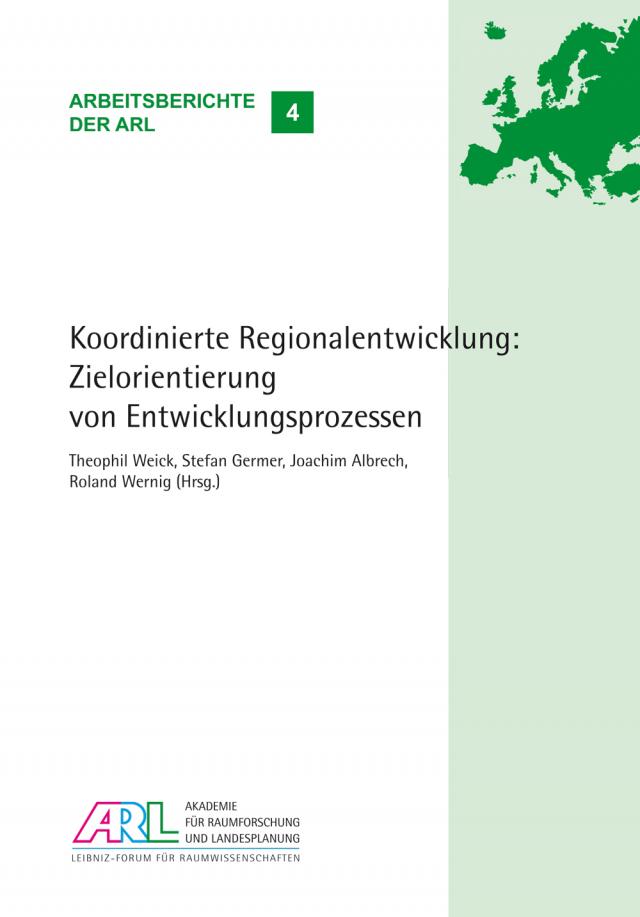 Koordinierte Regionalentwicklung: Zielorientierung von Entwicklungsprozessen